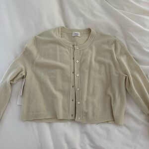 Cream/off white Aritzia Cardigan